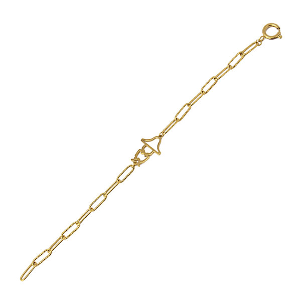 Collar Silueta Links dorado 60 cm